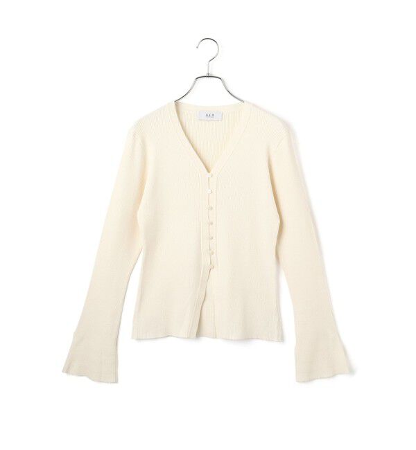 ADAM ET ROPE'「【WEB限定】エコベロVネックカーディガン」|カーディガン|