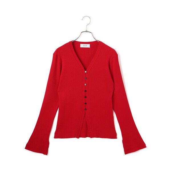 ADAM ET ROPE'「【WEB限定】エコベロVネックカーディガン」|カーディガン|