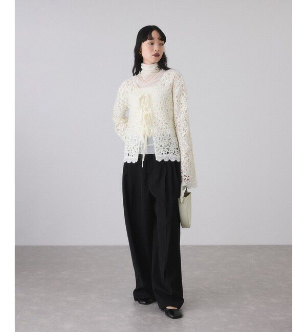 ADAM ET ROPE'「TWドロストドカンスラックス」|スラックス|