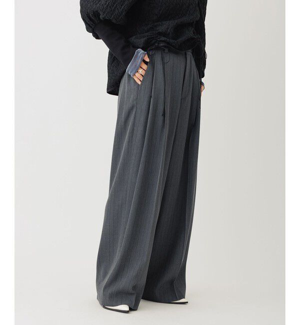 ADAM ET ROPE'「TWドロストドカンスラックス」|スラックス|