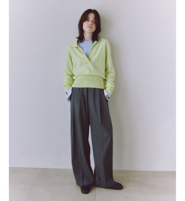 ADAM ET ROPE'「TWドロストドカンスラックス」|スラックス|