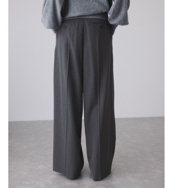 ADAM ET ROPE'「TWドロストドカンスラックス」|スラックス|