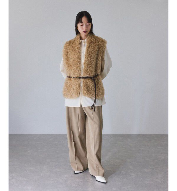 ADAM ET ROPE'「TWドロストドカンスラックス」|スラックス|