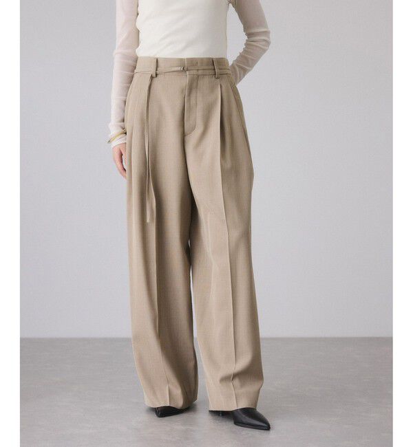 ADAM ET ROPE'「TWドロストドカンスラックス」|スラックス|