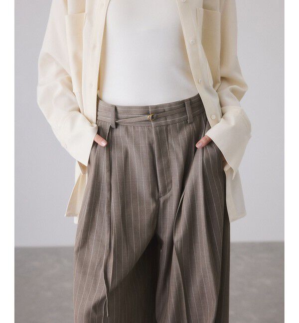 ADAM ET ROPE'「TWドロストドカンスラックス」|スラックス|