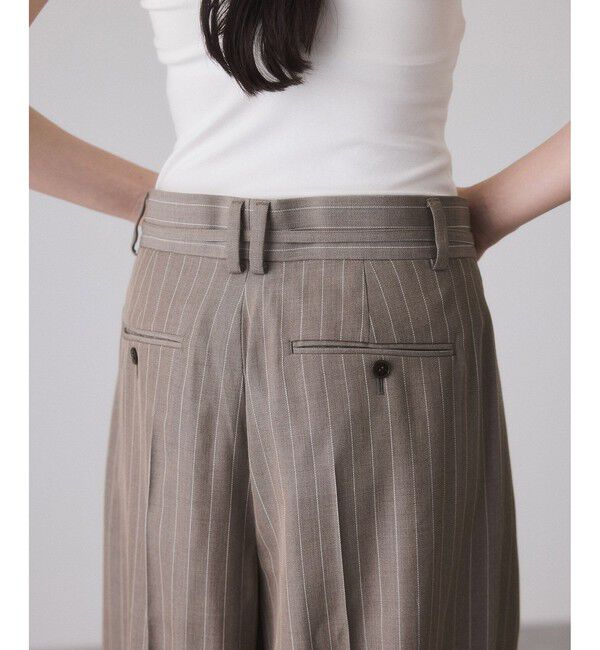 ADAM ET ROPE'「TWドロストドカンスラックス」|スラックス|