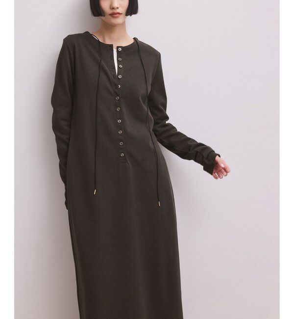 ADAM ET ROPE'「【WEB限定】マルチWAYヘンリーネックワンピース」|ワンピース|
