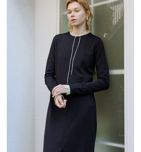 ADAM ET ROPE'「【WEB限定】マルチWAYヘンリーネックワンピース」|ワンピース|