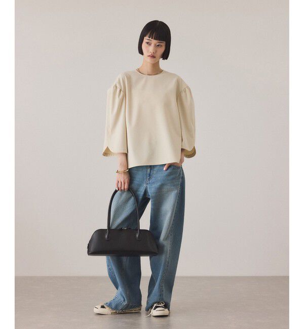 ADAM ET ROPE'「チューリップスリーブプルオーバー/UVカット」|シャツ・ブラウス|