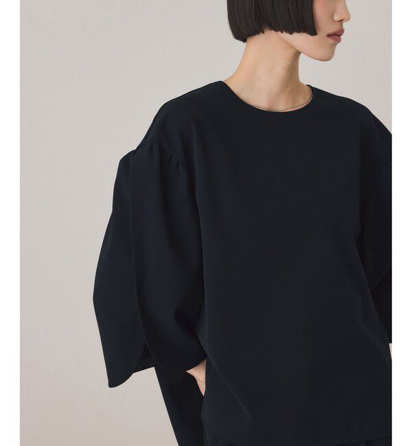 ADAM ET ROPE'「チューリップスリーブプルオーバー/UVカット」|シャツ・ブラウス|