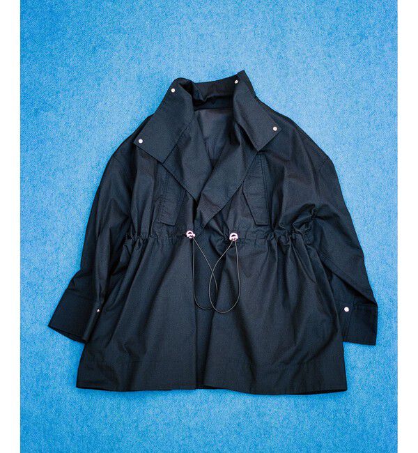 ADAM ET ROPE'「【WEB限定】・【サステナブル】スタンドカラーハーフモッズコート」|ミリタリー・モッズコート|