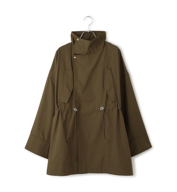 ADAM ET ROPE'「【WEB限定】・【サステナブル】スタンドカラーハーフモッズコート」|ミリタリー・モッズコート|