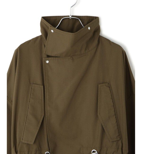 ADAM ET ROPE'「【WEB限定】・【サステナブル】スタンドカラーハーフモッズコート」|ミリタリー・モッズコート|