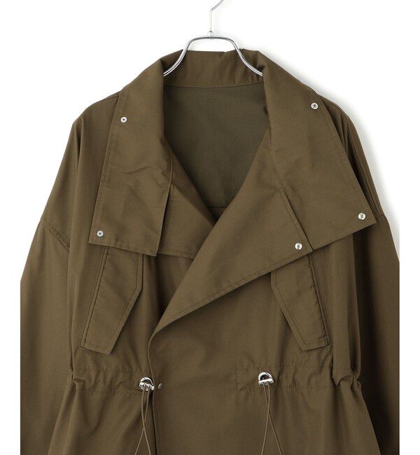ADAM ET ROPE'「【WEB限定】・【サステナブル】スタンドカラーハーフモッズコート」|ミリタリー・モッズコート|