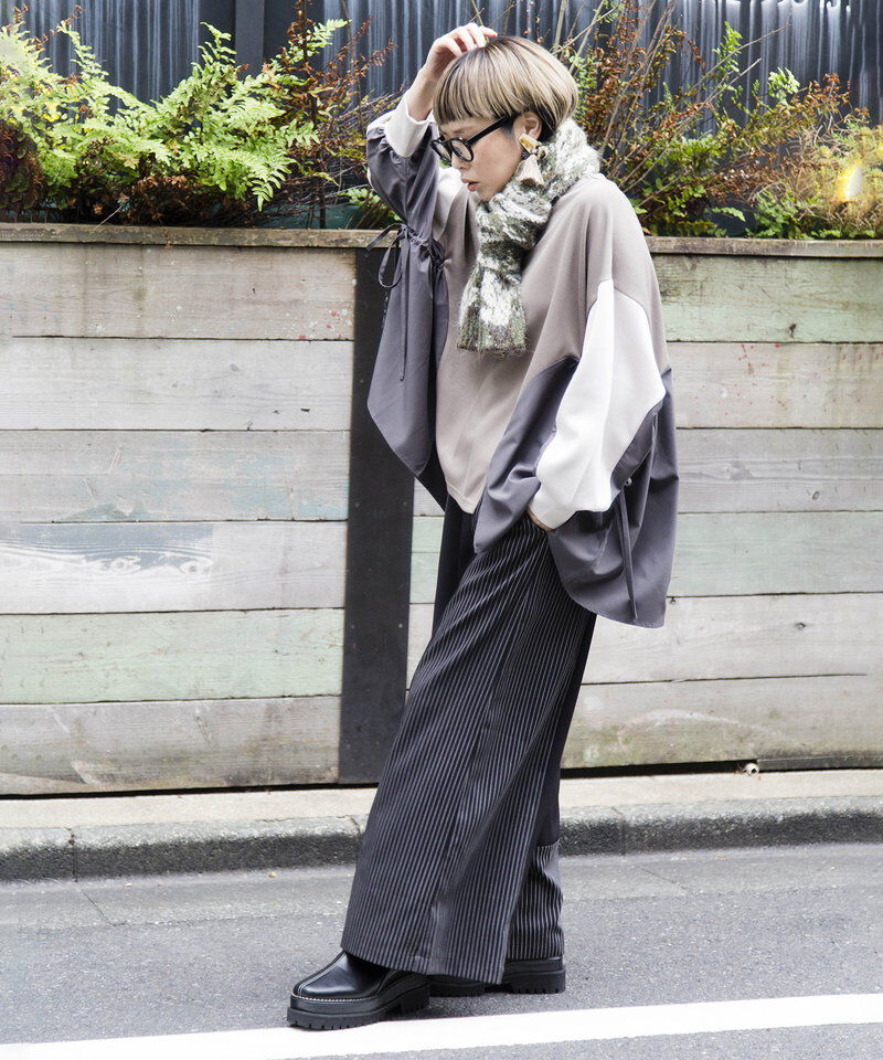  「サイドギャザープルオーバー」|Tシャツ・カットソー|