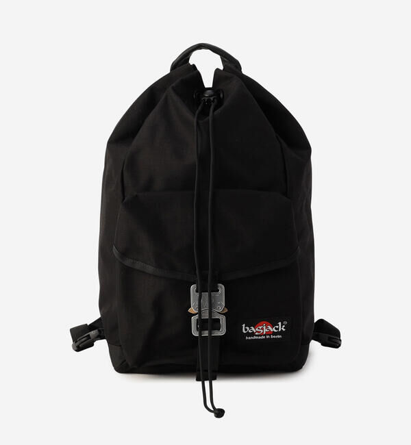  「bagjack |〈別注〉DAYPACK LEATHER HANDLE」|リュック|BLACK