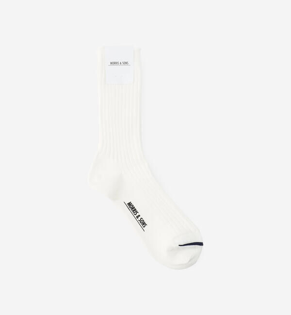  「MORRIS & SONS | ソフトリブソックス WOMEN」|ソックス|OFFWHITE