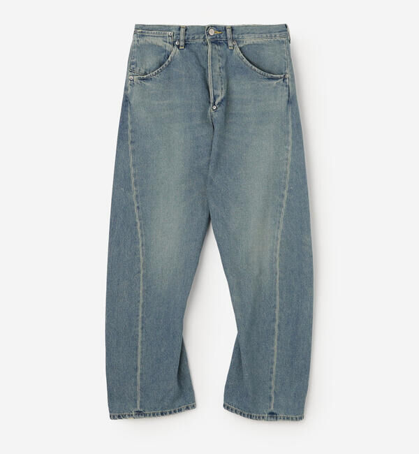  「SOPHIE TALKS ABOUT THE WEATHER | バイオウォッシュ バックシンチ デニムパンツ WOMEN」|デニム|