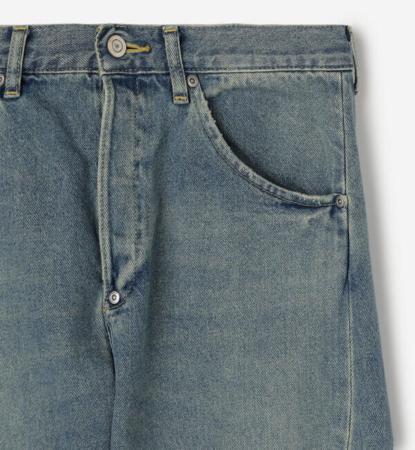  「SOPHIE TALKS ABOUT THE WEATHER | バイオウォッシュ バックシンチ デニムパンツ WOMEN」|デニム|