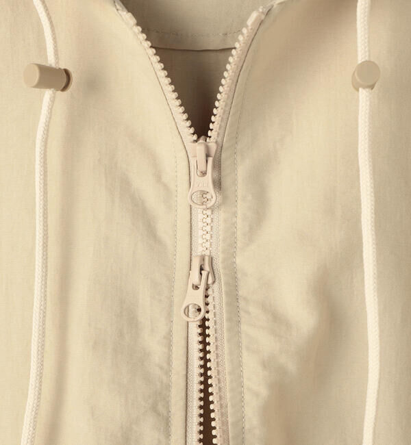 GYMPHLEX「Gymphlex | ナイロンタッサー フードジップコート WOMEN」|ミリタリー・モッズコート|