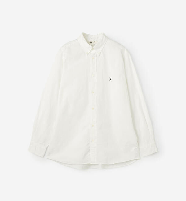 GYMPHLEX「Gymphlex | オックスフォード 長袖ボタンダウンシャツ SOLID MEN」|シャツ・ブラウス|