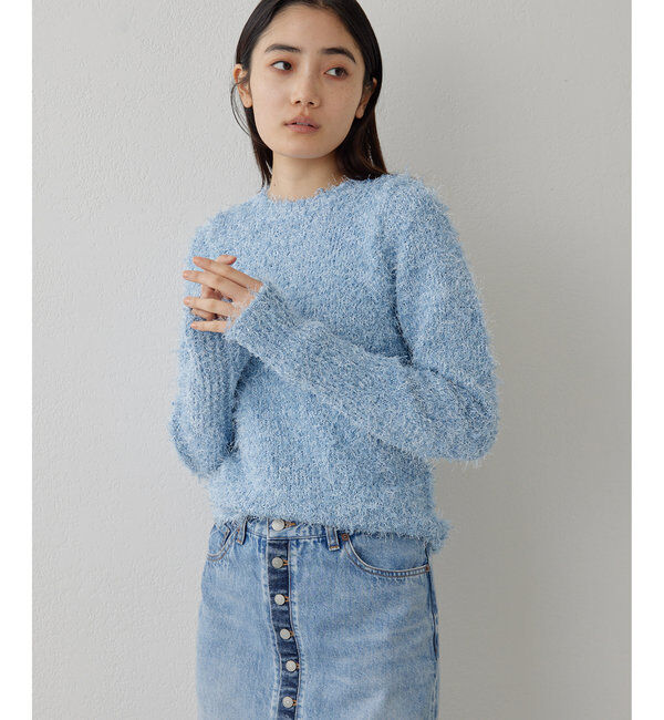  「ツィードニットプルオーバー」|ニット・セーター|