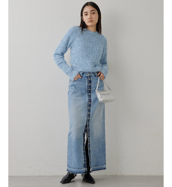  「ツィードニットプルオーバー」|ニット・セーター|