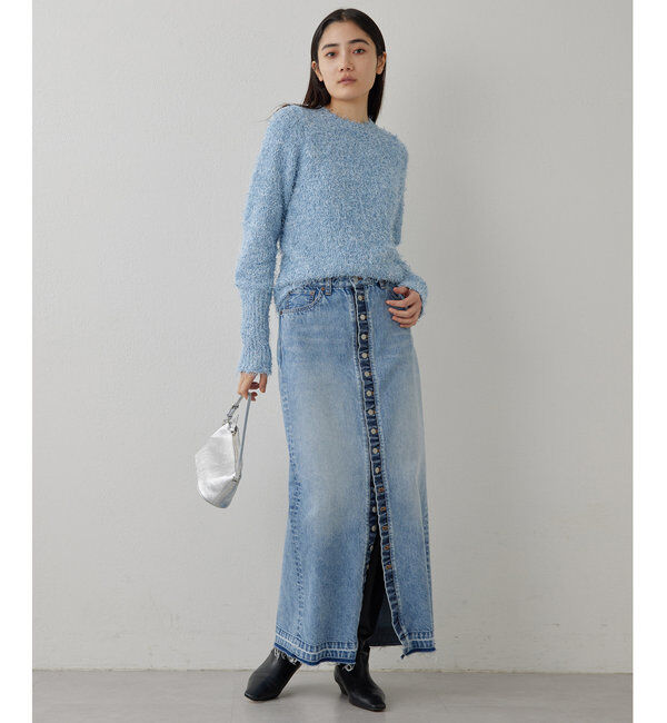  「ツィードニットプルオーバー」|ニット・セーター|