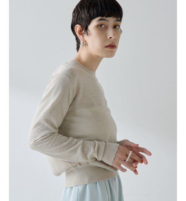  「16Gクルーネックプルオーバー」|ニット・セーター|