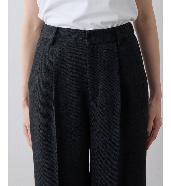 THE PAUSE「【THE PAUSE】ツイードタックパンツ」|チノ|