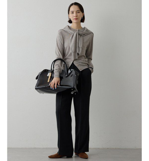 THE PAUSE「【THE PAUSE】ツイードタックパンツ」|チノ|