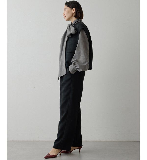 THE PAUSE「【THE PAUSE】ツイードショートジレ」|ベスト・ジレ|