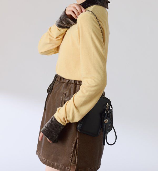  「ベロアドッキングカットソー」|Tシャツ・カットソー|