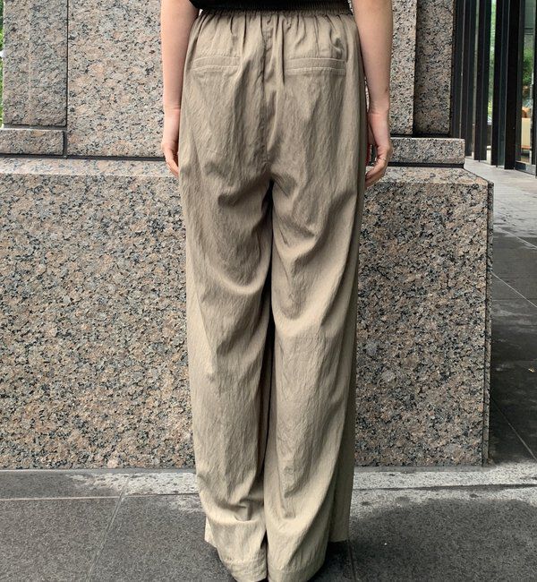  「シャンブレータックワイドパンツ」|チノ|