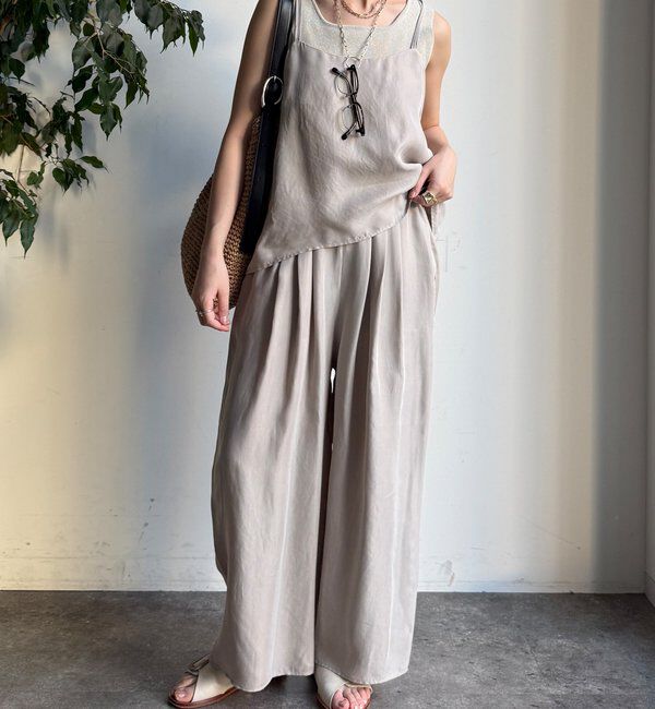  「【セットアップ対応】キュプラレーヨンキャミ」|シャツ・ブラウス|