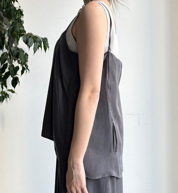  「【セットアップ対応】キュプラレーヨンキャミ」|シャツ・ブラウス|