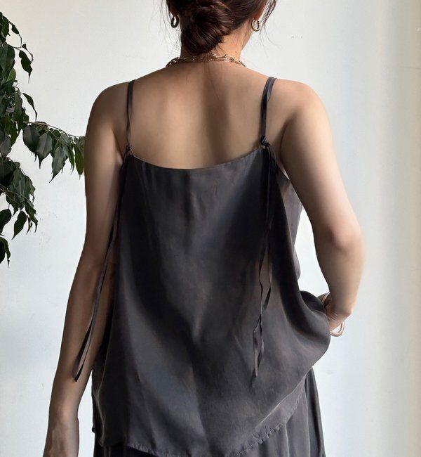  「【セットアップ対応】キュプラレーヨンキャミ」|シャツ・ブラウス|