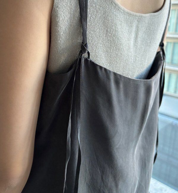  「【セットアップ対応】キュプラレーヨンキャミ」|シャツ・ブラウス|