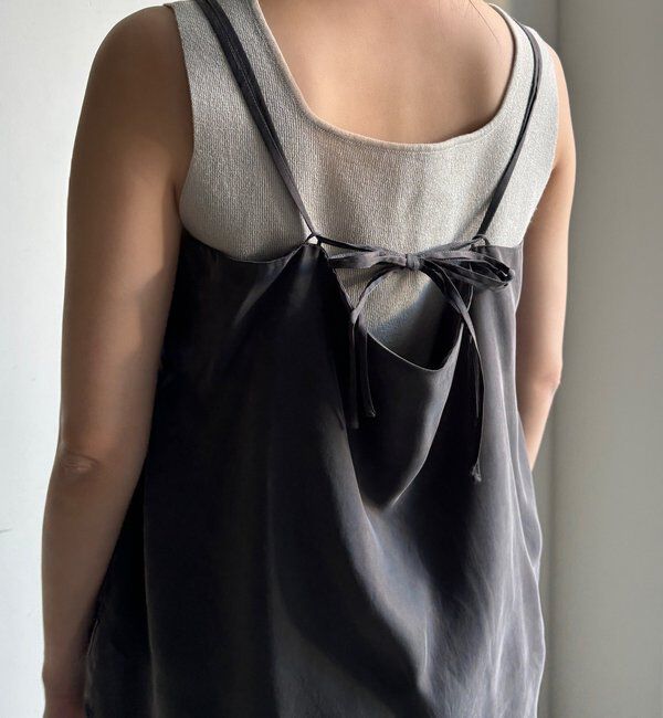  「【セットアップ対応】キュプラレーヨンキャミ」|シャツ・ブラウス|