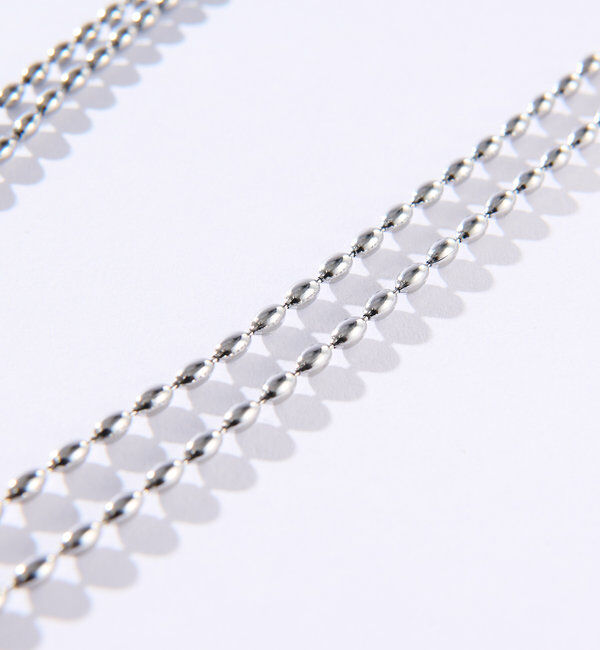  「【R.good（アールドットグッド）】オーバルボールロングネックレス」|リング|