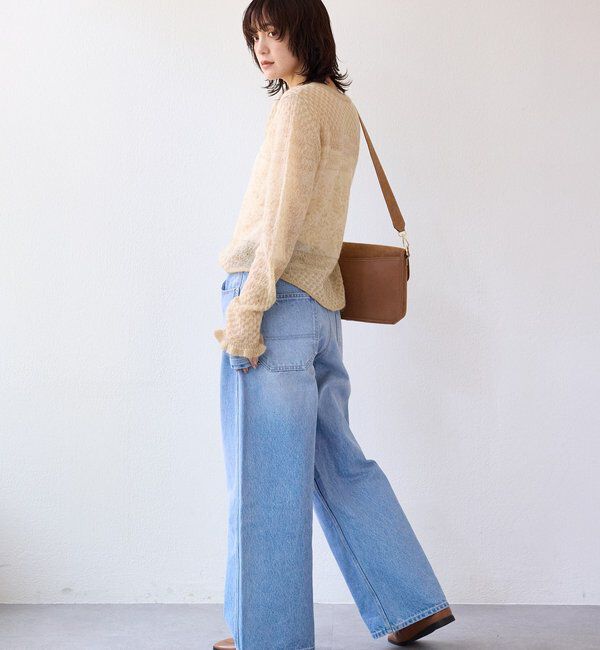  「【a Nice （ア ・ニース）】モヘヤジャカードニット」|ニット・セーター|