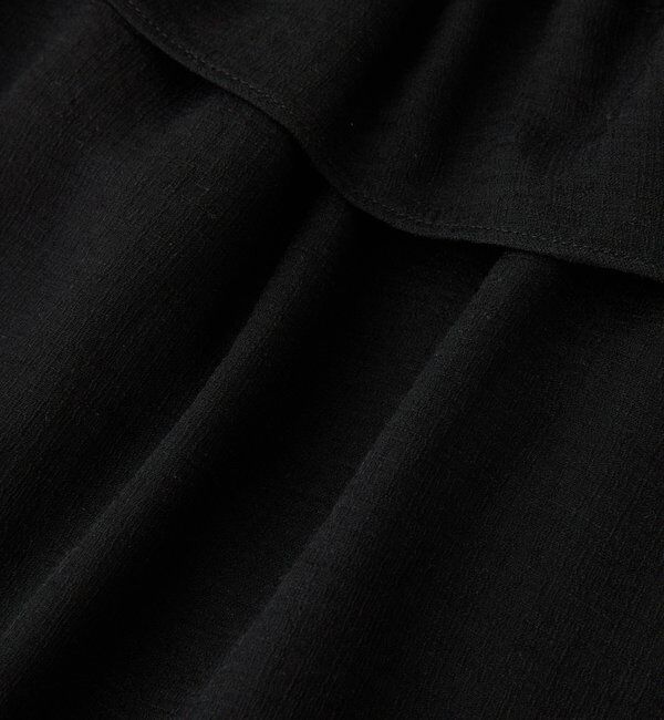  「予約【顔まわり華やか】リネンライクフリルカラーブラウス」|シャツ・ブラウス|