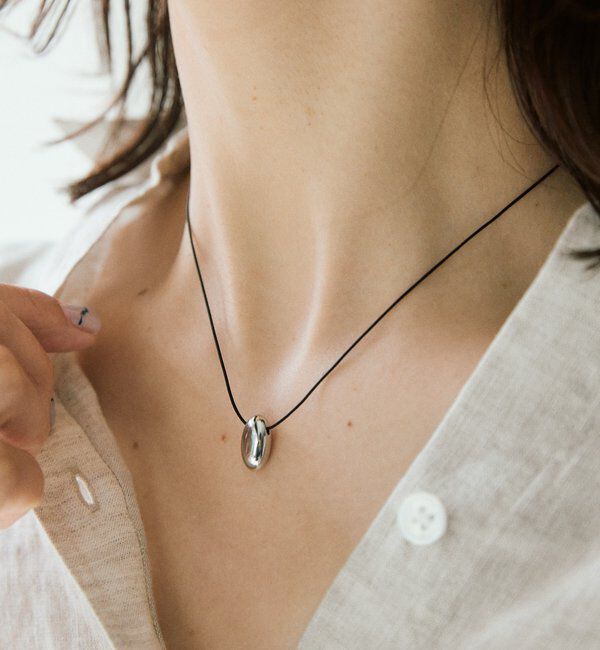  「予約【洗練された印象に】スマートボールコードネックレス」|ネックレス|