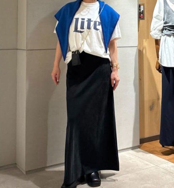  「【セットアップ対応】【イージーケア】キュプラジャージースカート」|スカート|