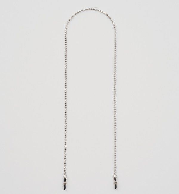  「グラスボールチェーンネックレス」|リング|