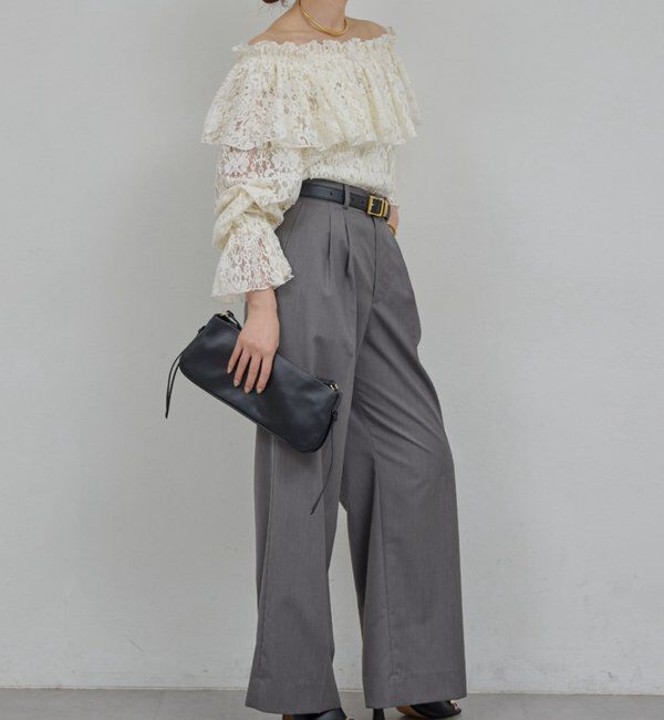  「オフショルレースブラウス」|シャツ・ブラウス|