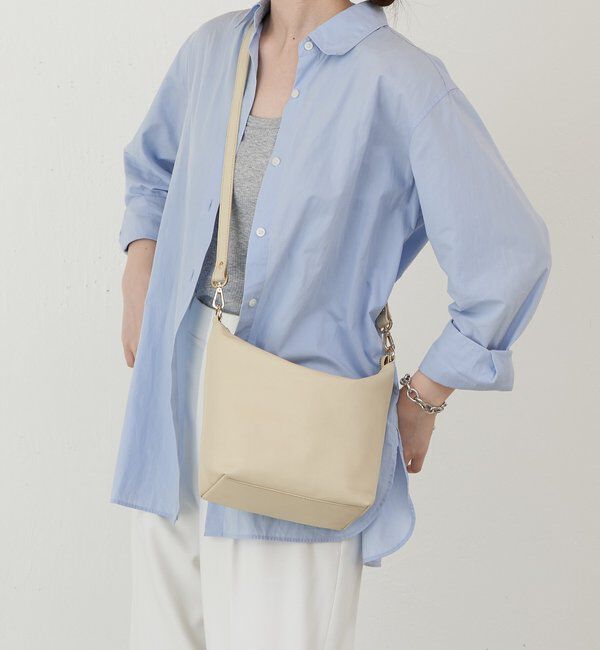  「《3/4～価格改定》ソフトレザーシンプルショルダーバッグ 」|ショルダー・メッセンジャー|