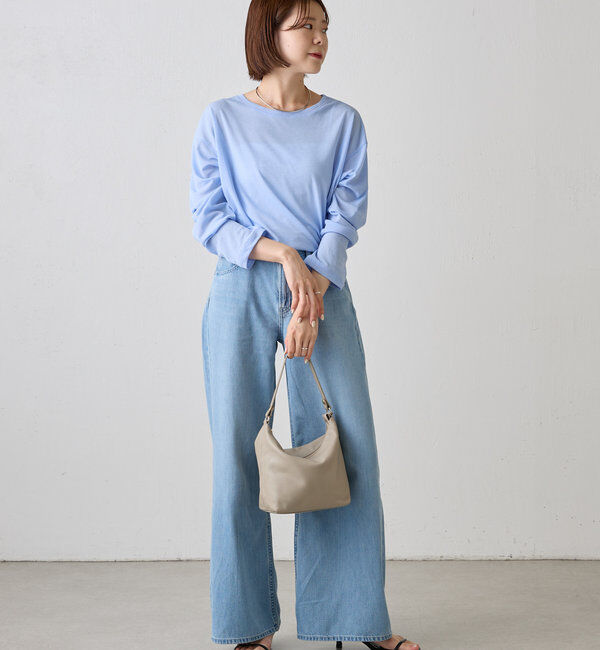  「《3/4～価格改定》ソフトレザーシンプルショルダーバッグ 」|ショルダー・メッセンジャー|