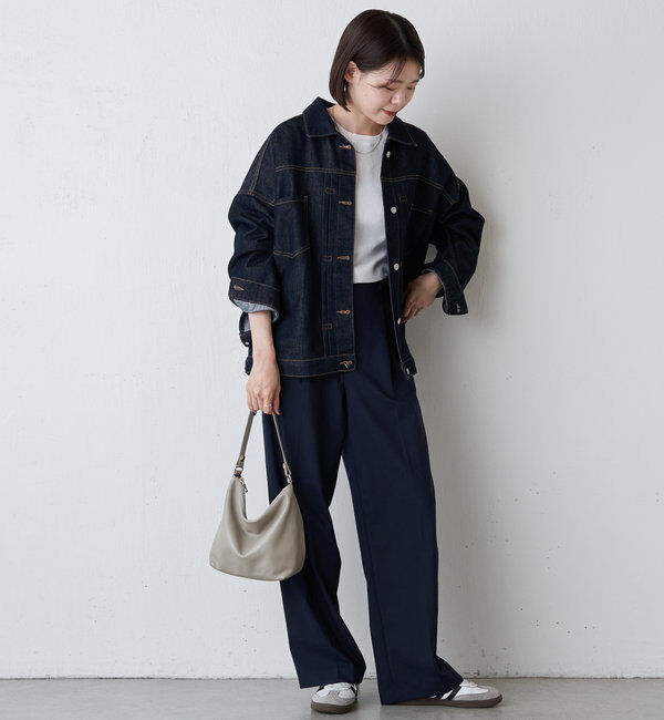  「《3/4～価格改定》ソフトレザーシンプルショルダーバッグ 」|ショルダー・メッセンジャー|