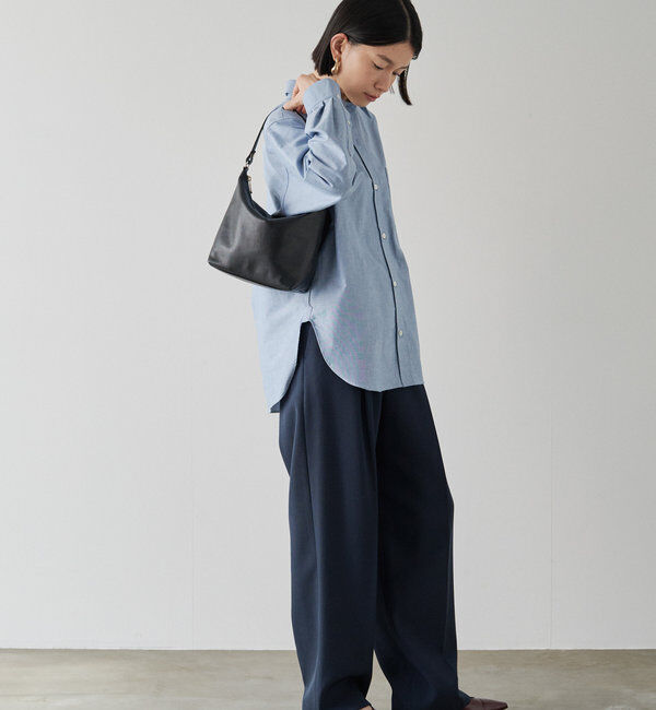  「《3/4～価格改定》ソフトレザーシンプルショルダーバッグ 」|ショルダー・メッセンジャー|